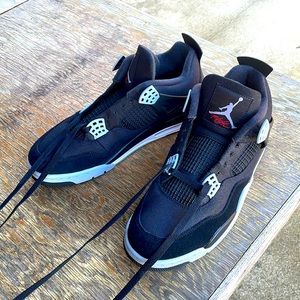 Size 11 - Air Jordan 4 Retro SE - Black/Lt Steel GreyWhite